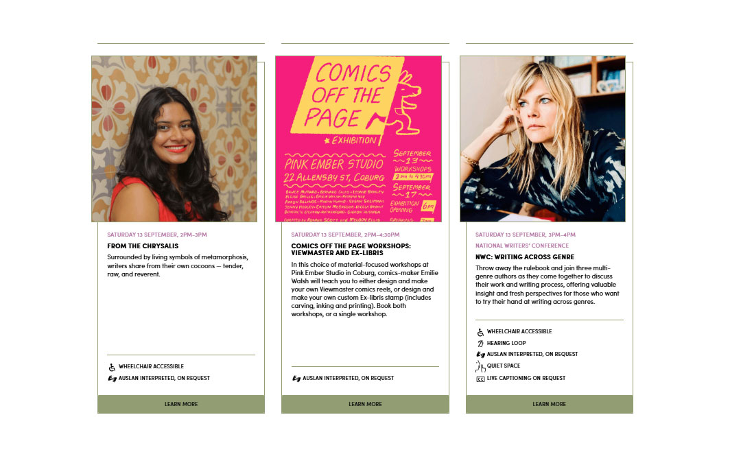 From the Chrysalis – Emerging Writers’ Festival